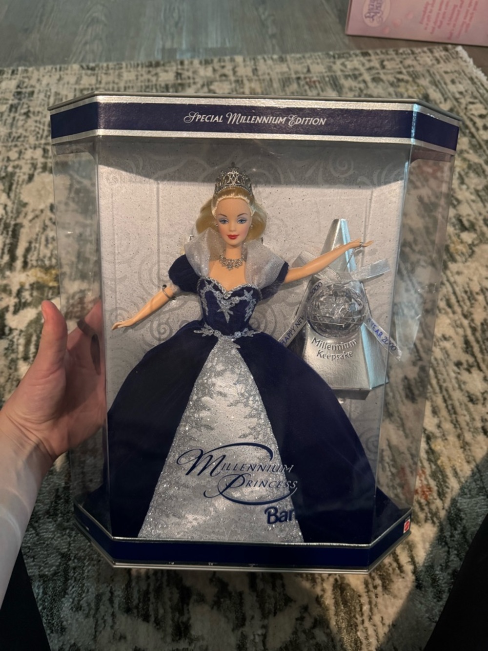 2000 Millennium Princess Barbie Doll - Navy Blue & Silver Special Edition